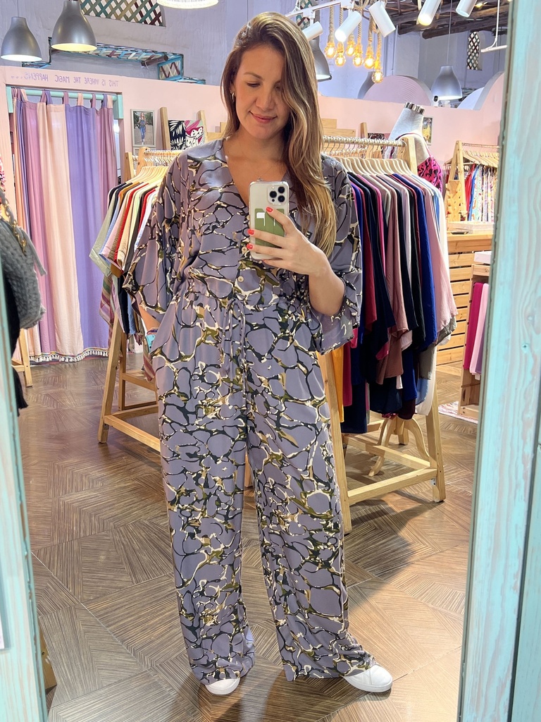 Jane Jumpsuit - Viscose Printed