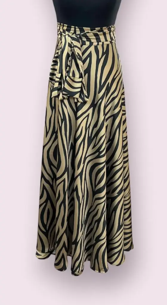 Norita Skirt - Armani Silk Printed