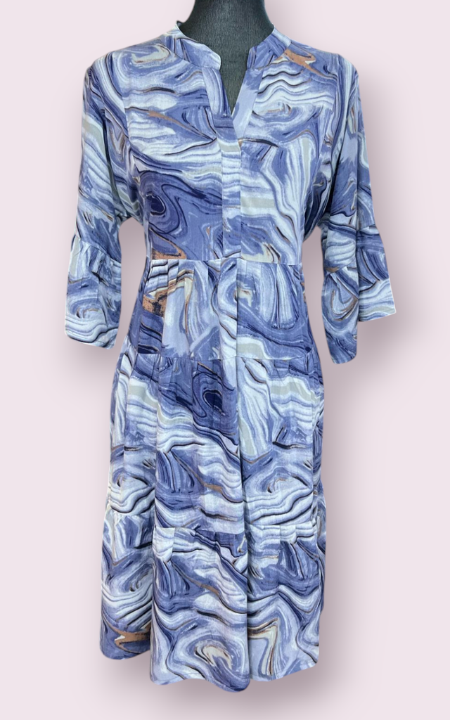 Ubud Dress - Viscose Printed