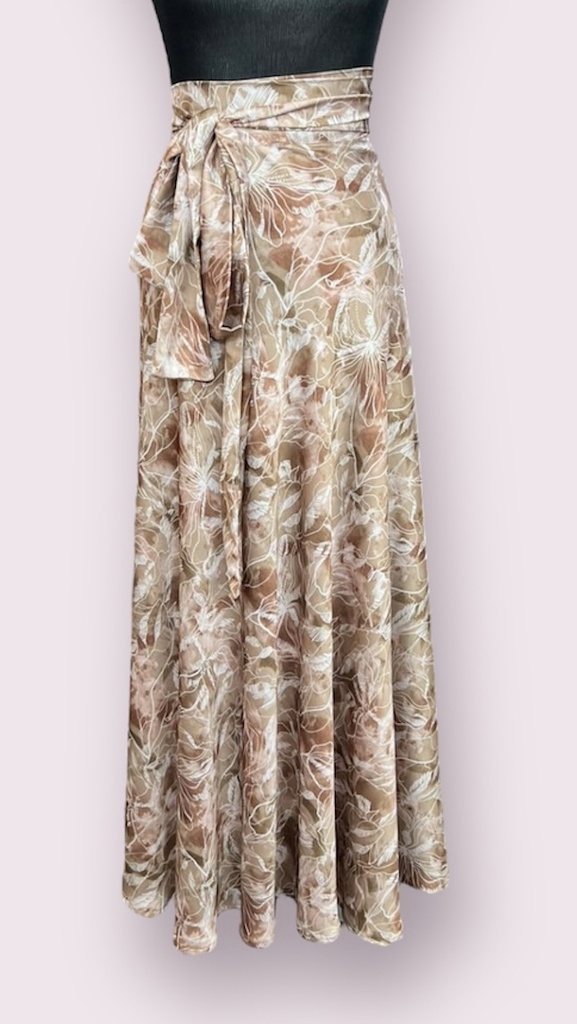 Norita Skirt - Armani Silk Printed