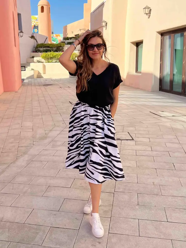 Kristine Skirt - Cotton Printed