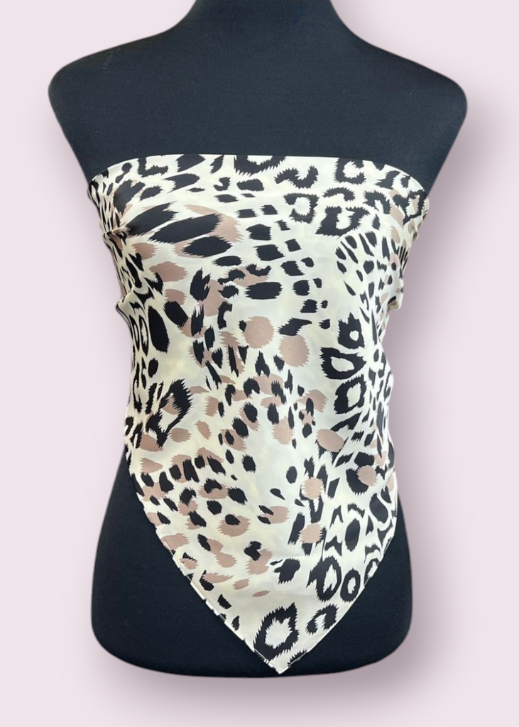 Bandana Top - Armani Silk Printed
