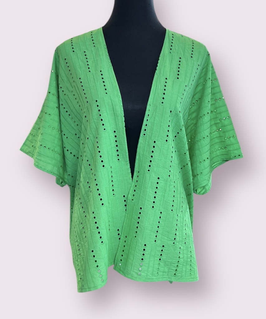 Elisa Kimono - Cotton Eyelet