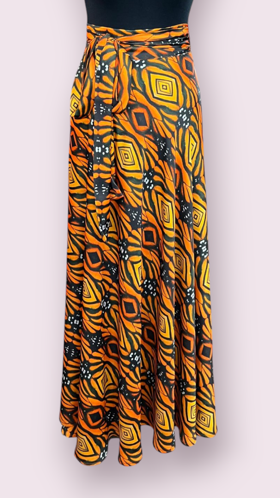 Norita Skirt - Armani Silk Printed