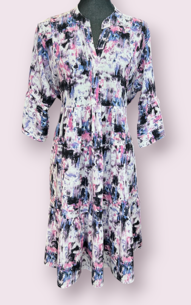 Ubud Dress - Viscose Printed