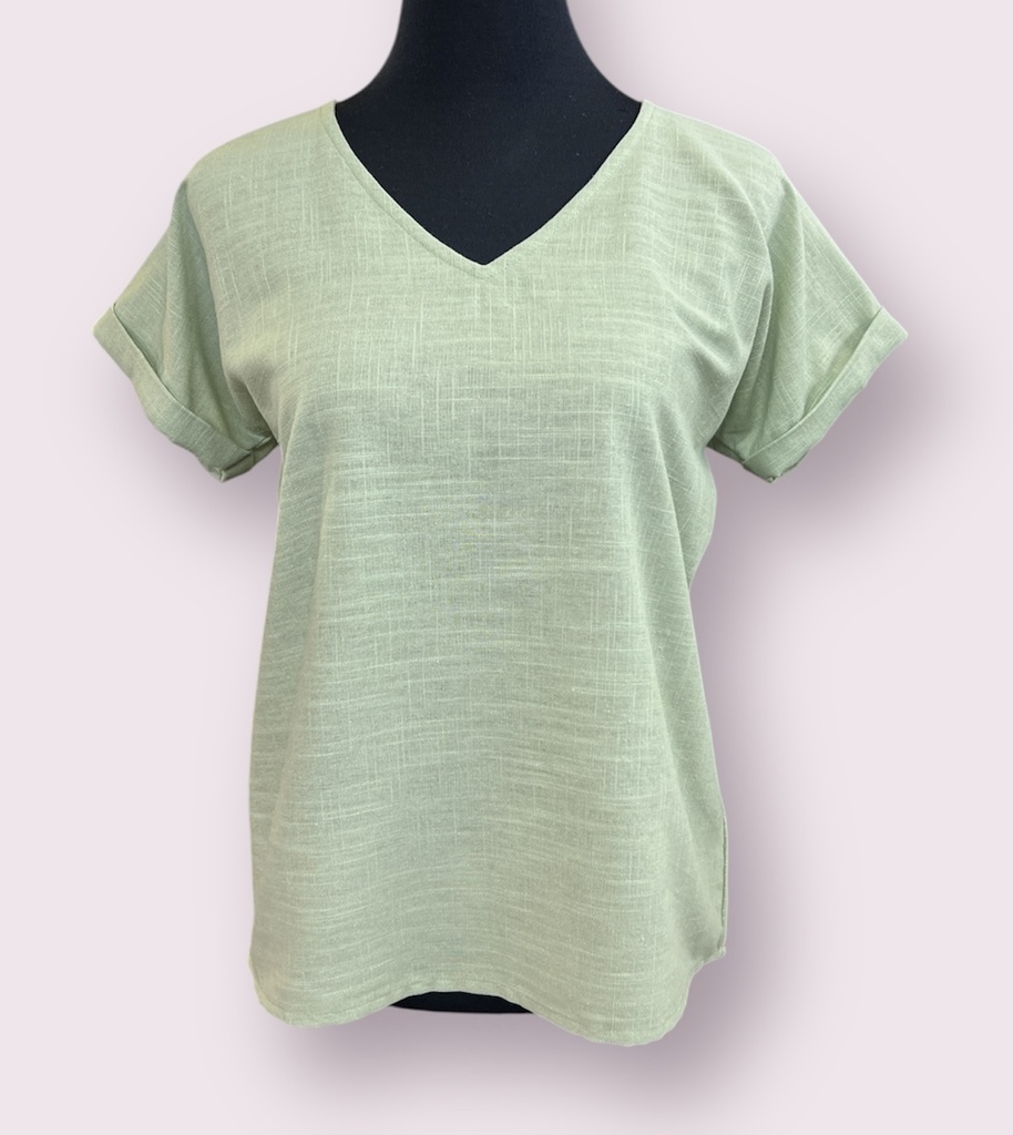 Doha Top - Linen
