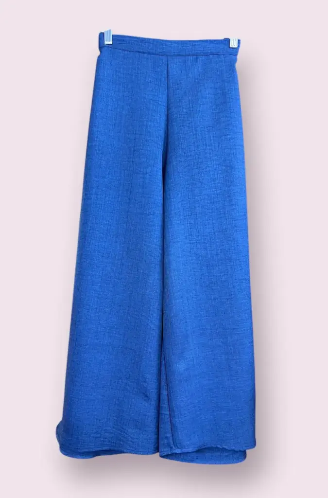 Maite Pants - Denim Crepe