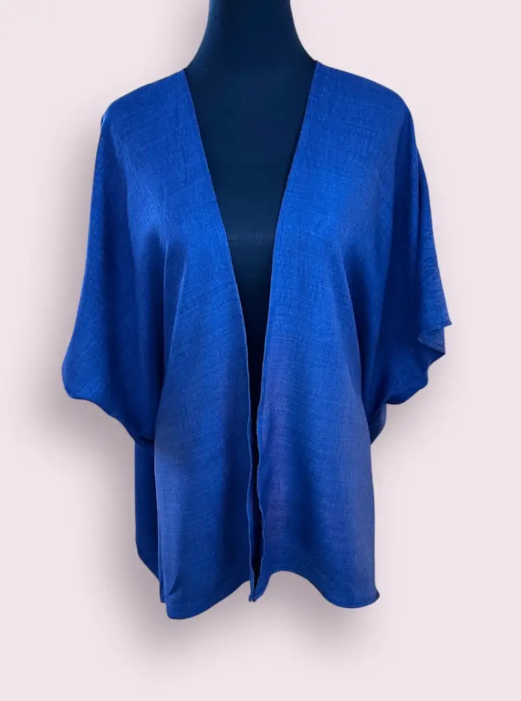 Elisa Kimono - Denim Crepe