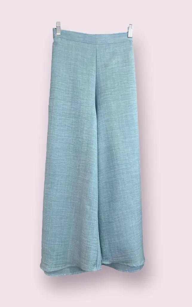Maite Pants - Denim Crepe