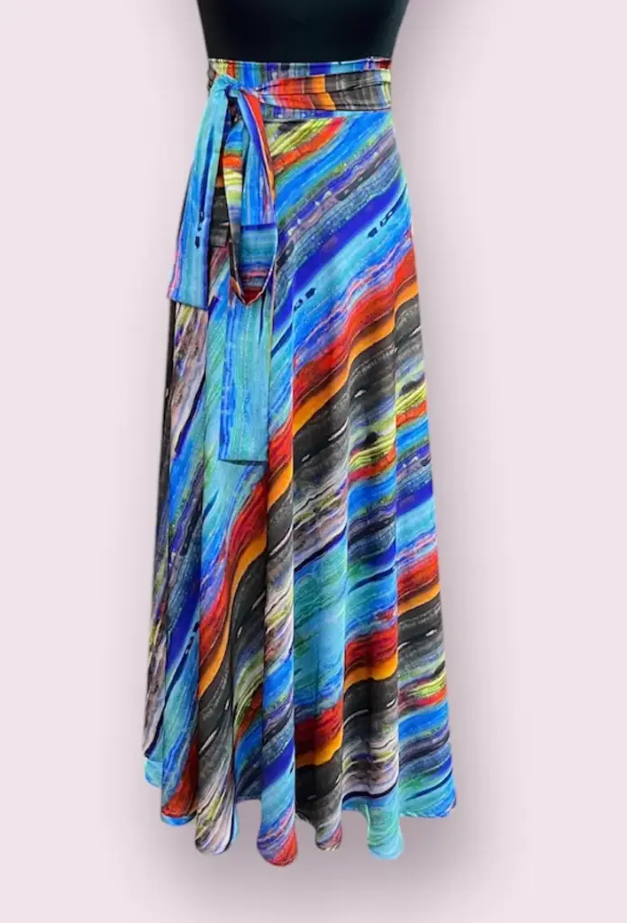 Norita Skirt - Armani Silk Printed