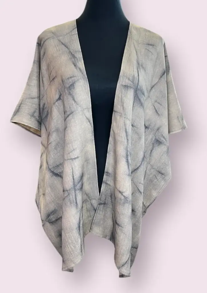 Elisa Kimono - Denim Crepe