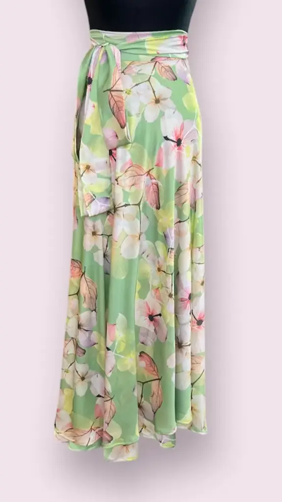 Norita Skirt - Armani Silk Printed