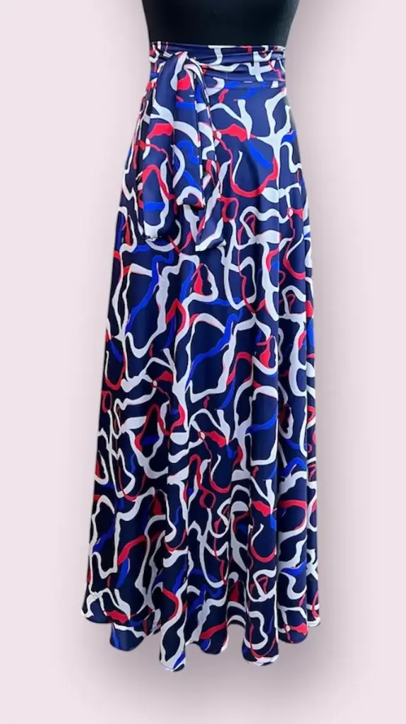 Norita Skirt - Armani Silk Printed