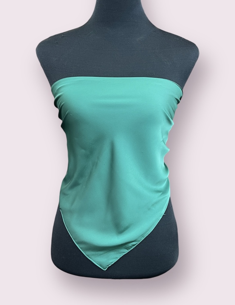 Bandana Top - Armani Silk Solid Colors