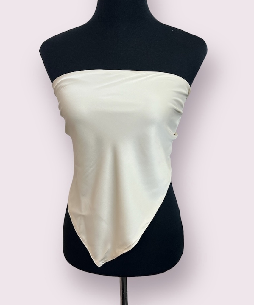 Bandana Top - Armani Silk Solid Colors