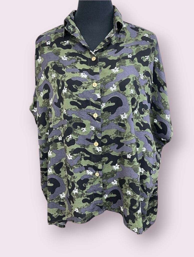 Zanzibar Shirt - Viscose Printed