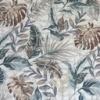 Color: White/Gray-Brown Tropical Leaves