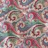 Color: White/Red-Green Paisley