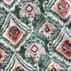 Color: Green/Coral Diamonds