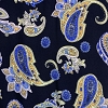 Color: Black/Yellow Paisley