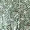 Color: White/Green Paisley