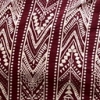 Color: Burgundy/White Azteca