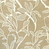 Color: Gold/White Small White Line Leaves