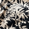 Color: Black/Cream Big Leaves