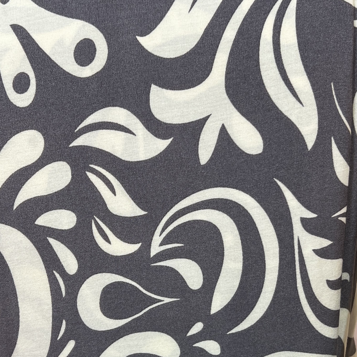 Color: Light Gray/White Boho