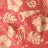 Color: Coral/Cream Sea Pattern C