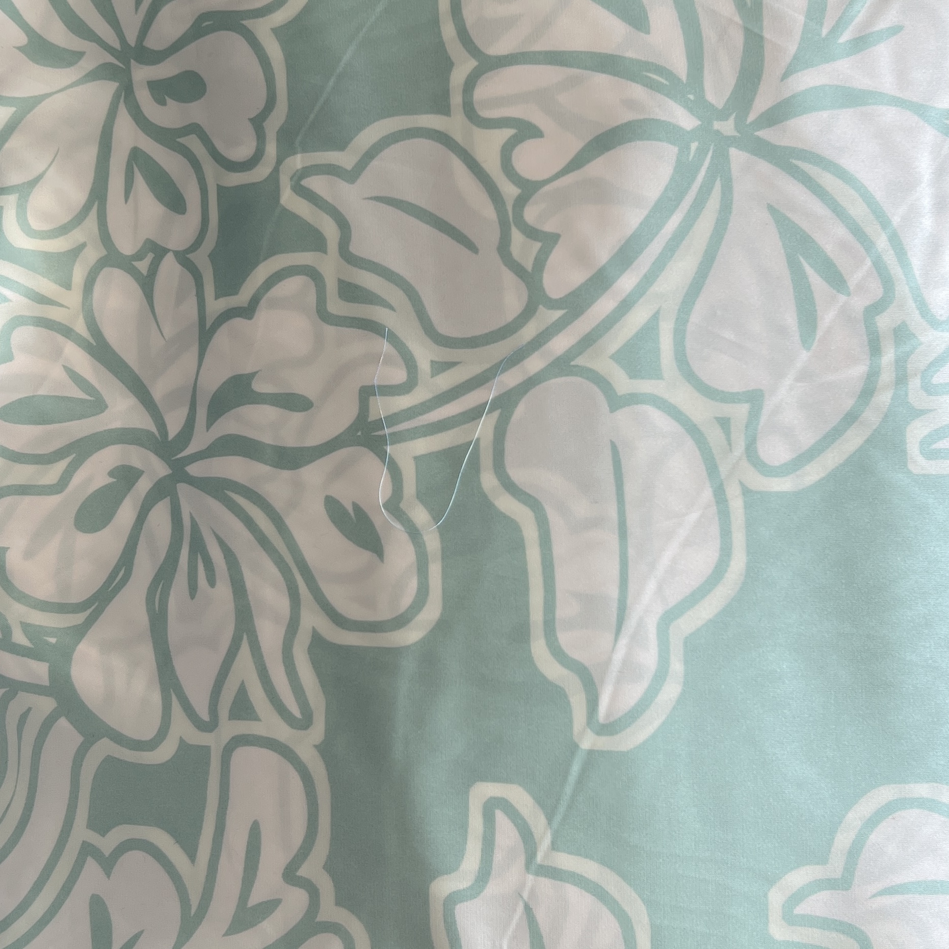 Color: Mint/White Big Flowers