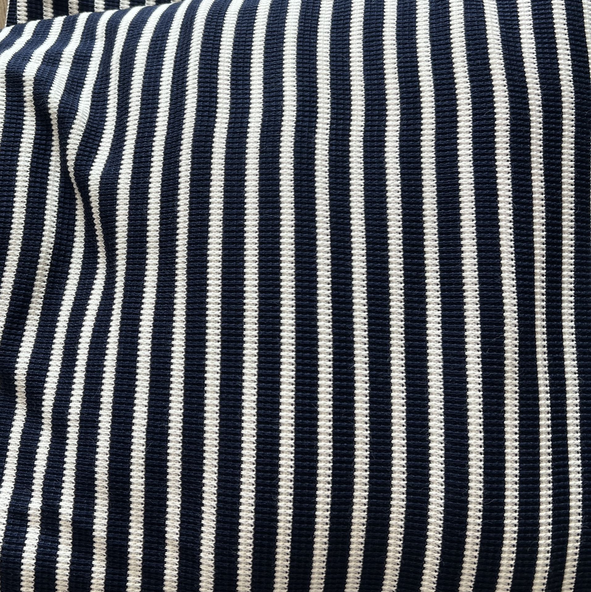 Color: Navy/White Stripes