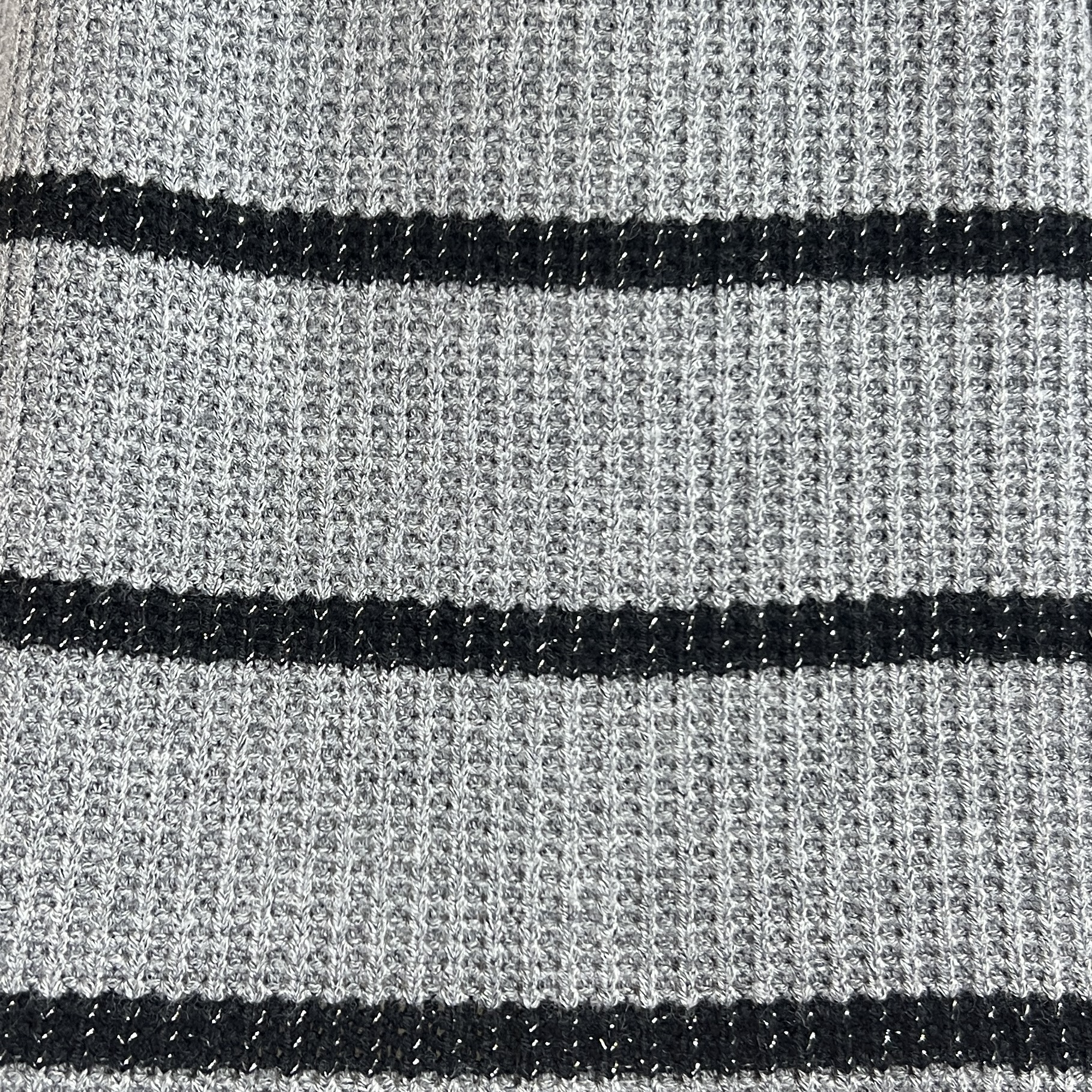 Color: Gray/Black-Shimmer Stripes