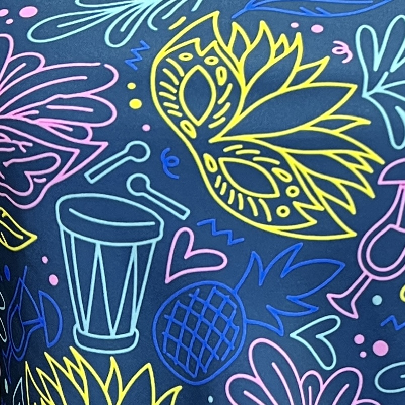 Color: Black/Bright Colors Carnaval S