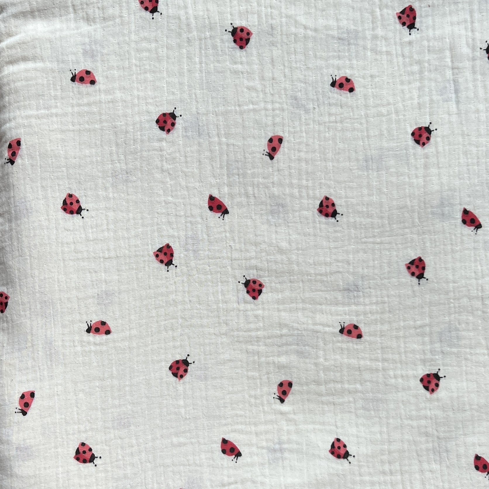 Color: Off White/Ladybug