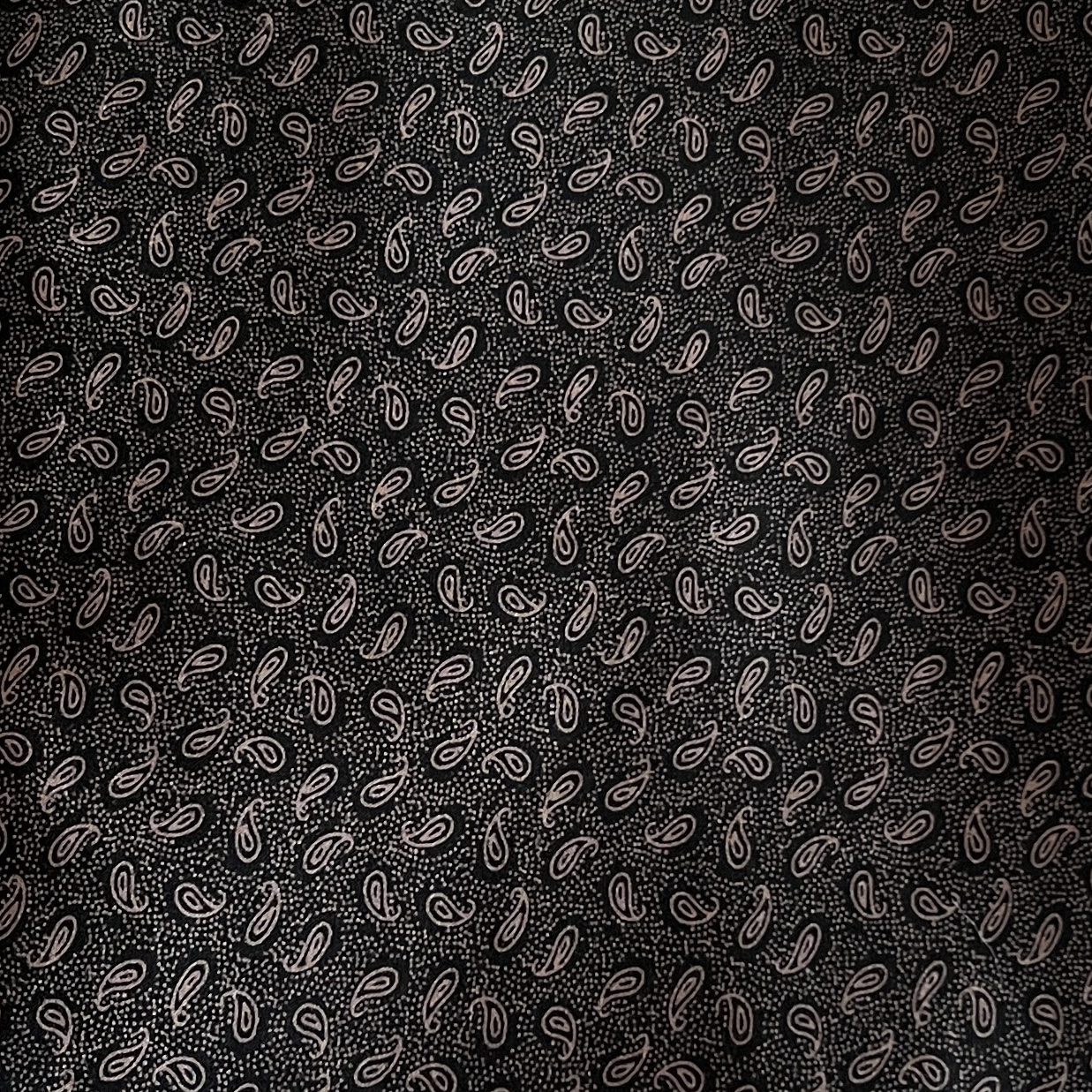 Color: Black/Small Brown Paisley