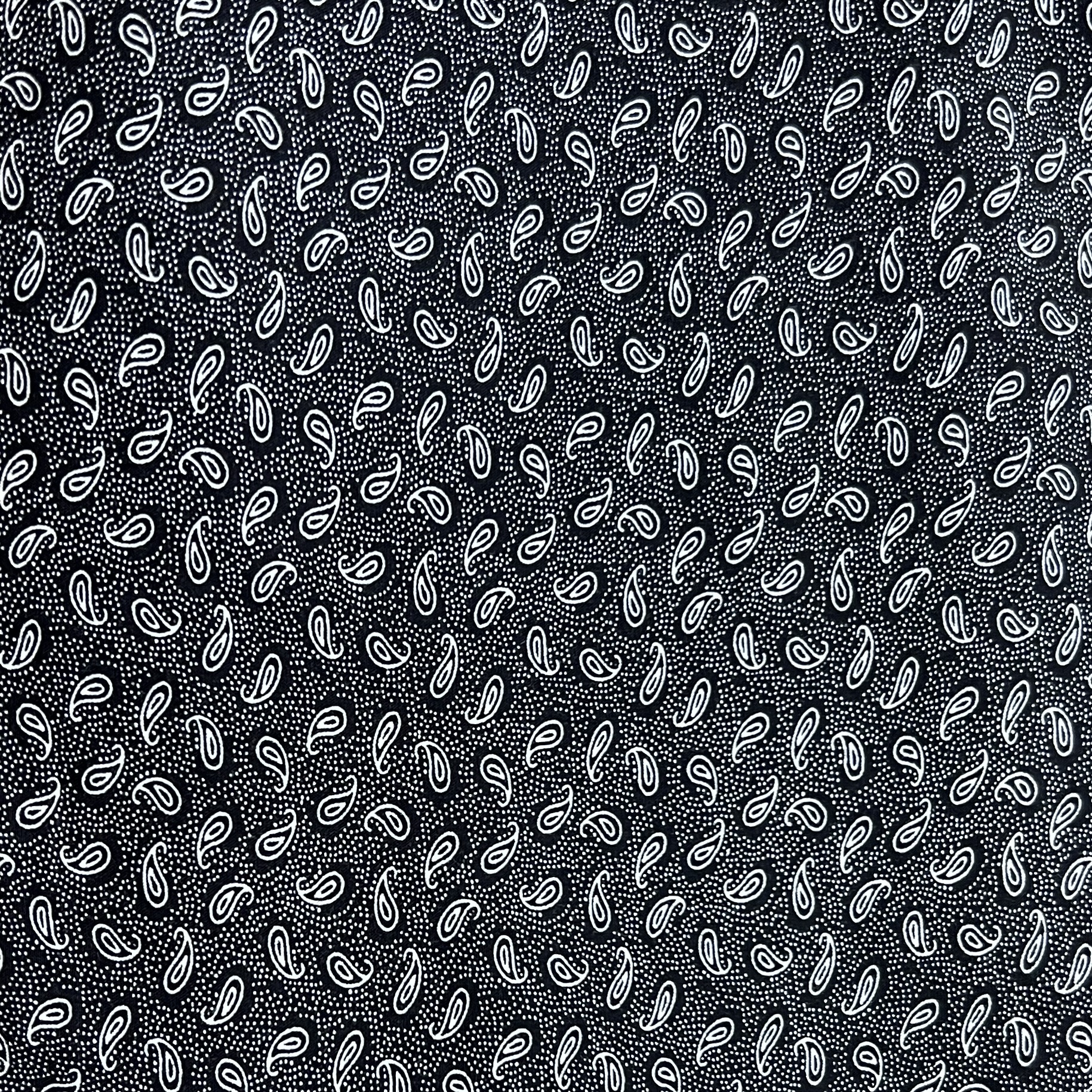 Color: Black/Small White Paisley