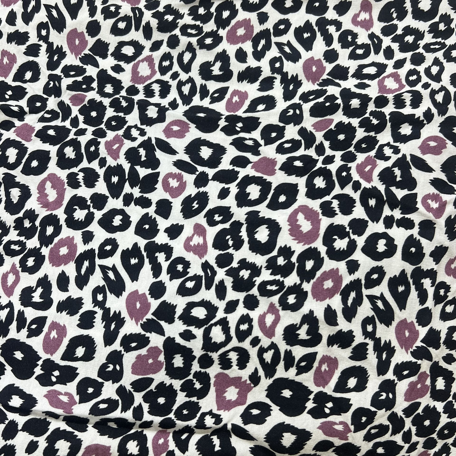 Color: White/Purple-Black Animal Print