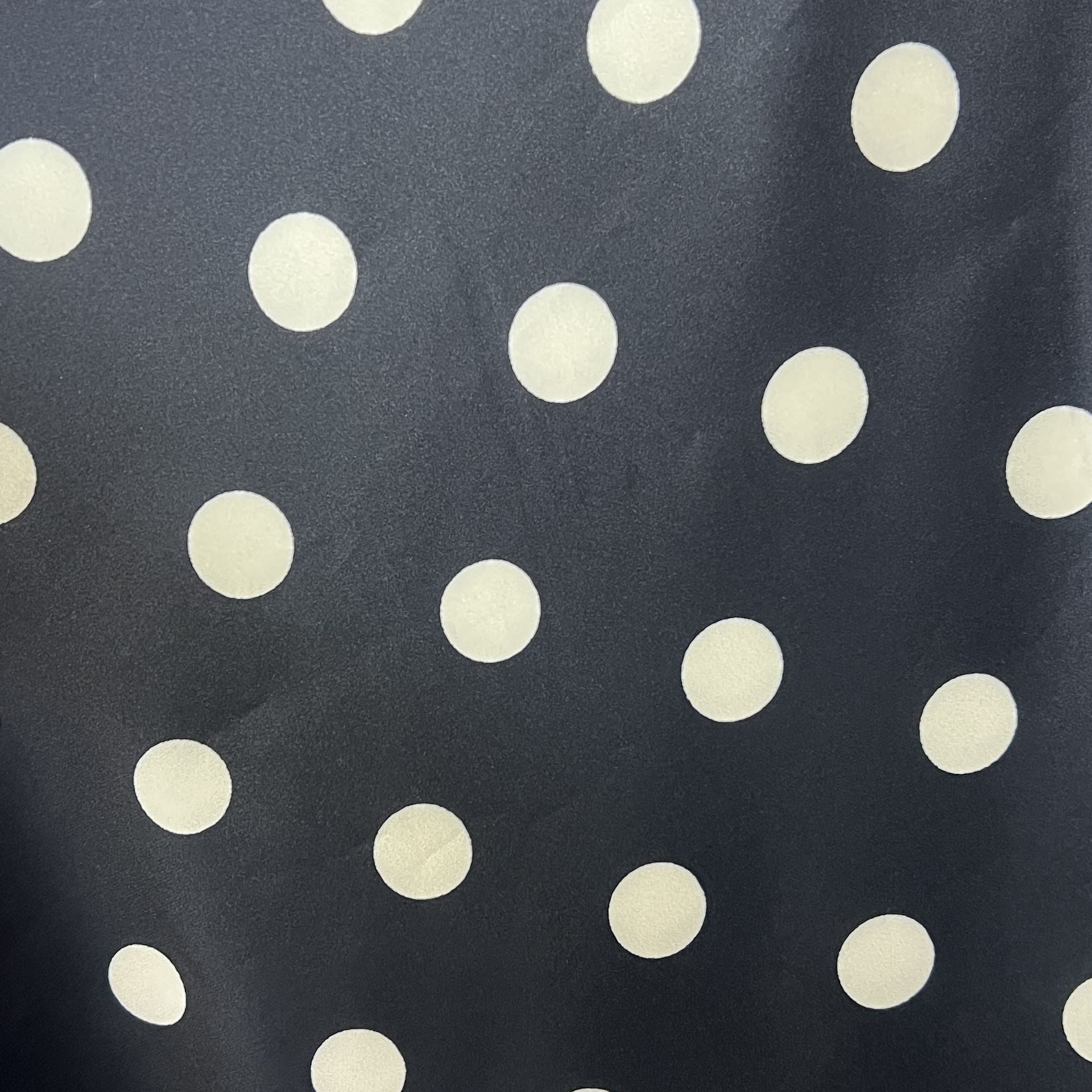 Color: Black/Cream Polka Dots