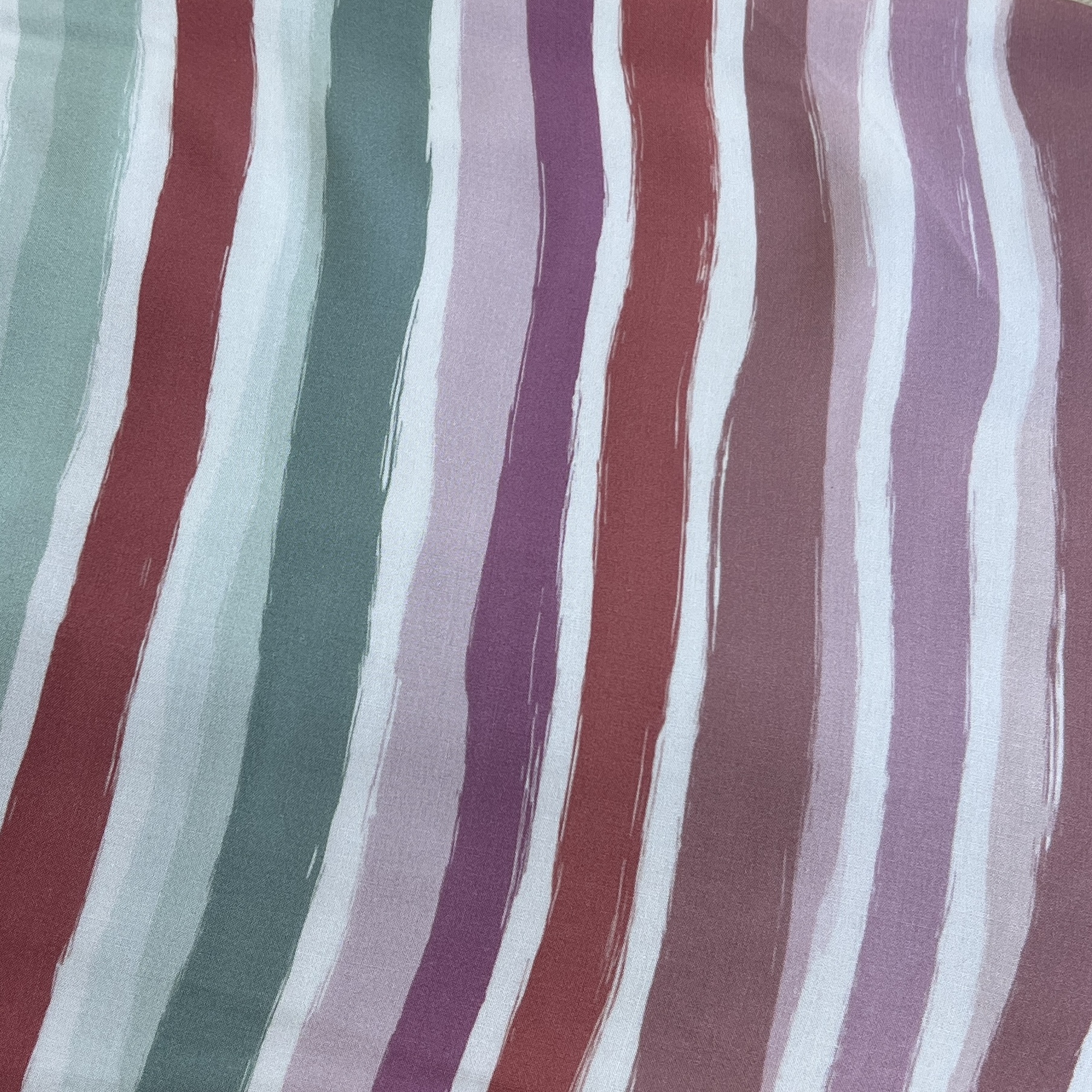 Color: White Big Lines/Pink-Mint-Coral