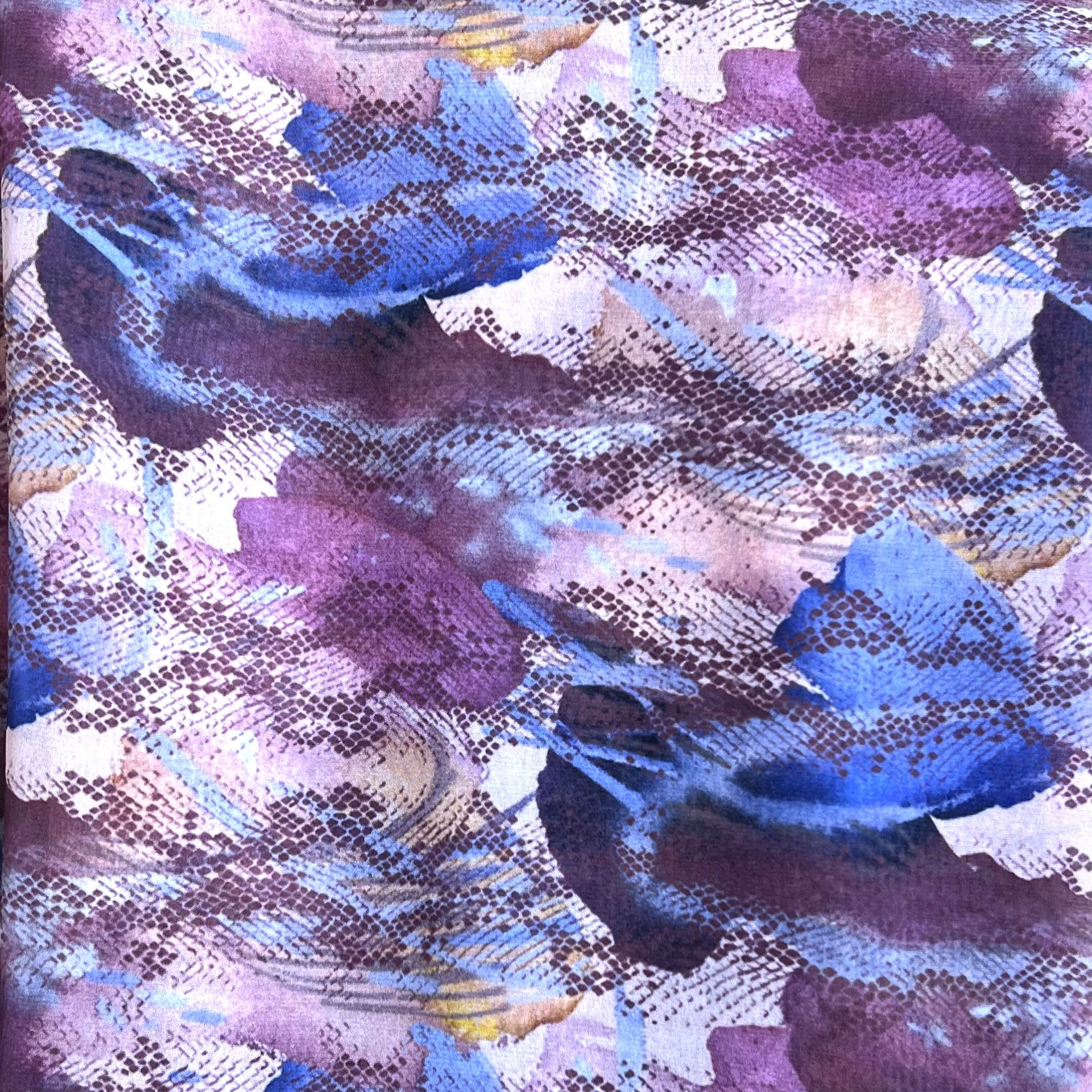 Color: Pink/Burgundy/Blue Design