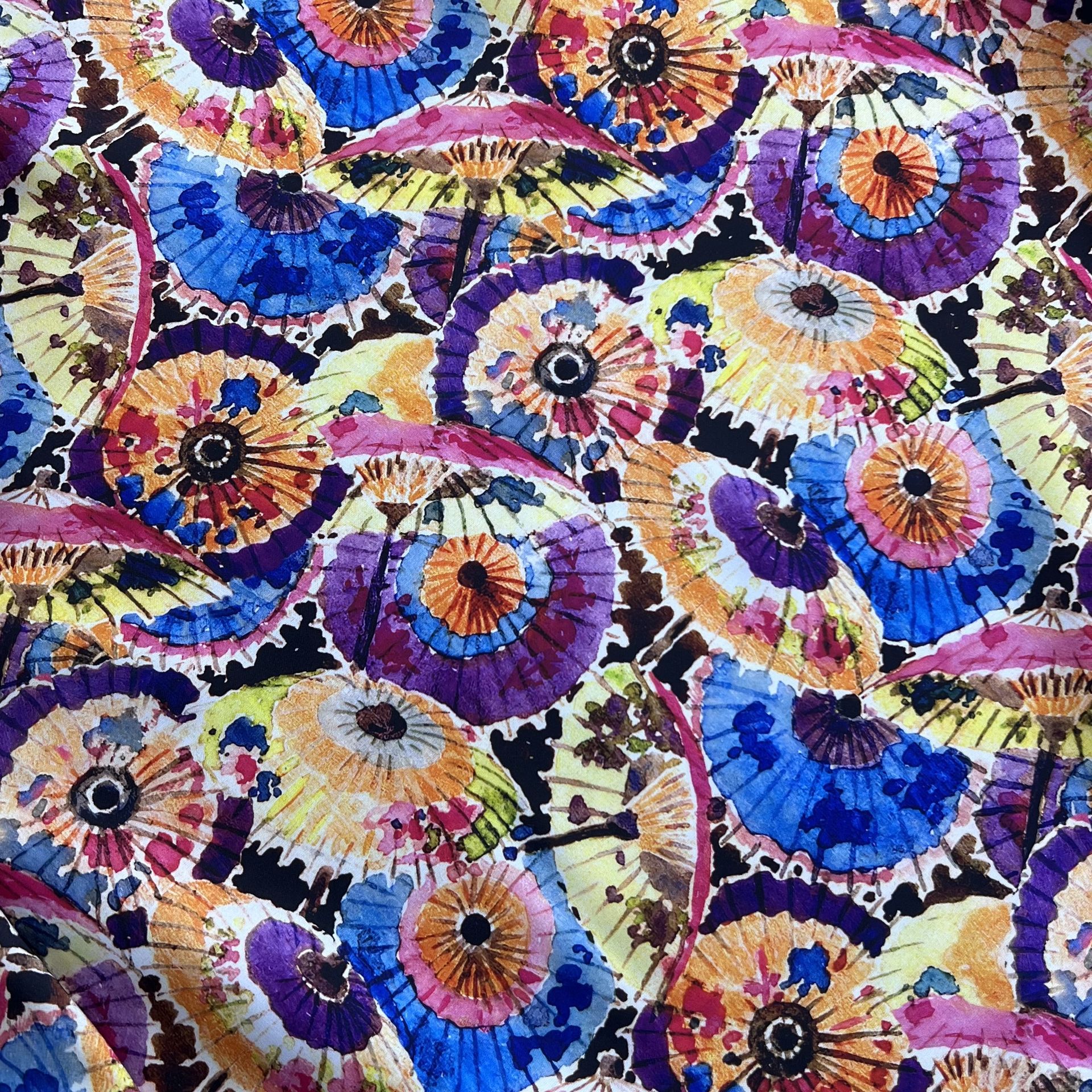 Color: Umbrellas/Purple-Blue-Orange