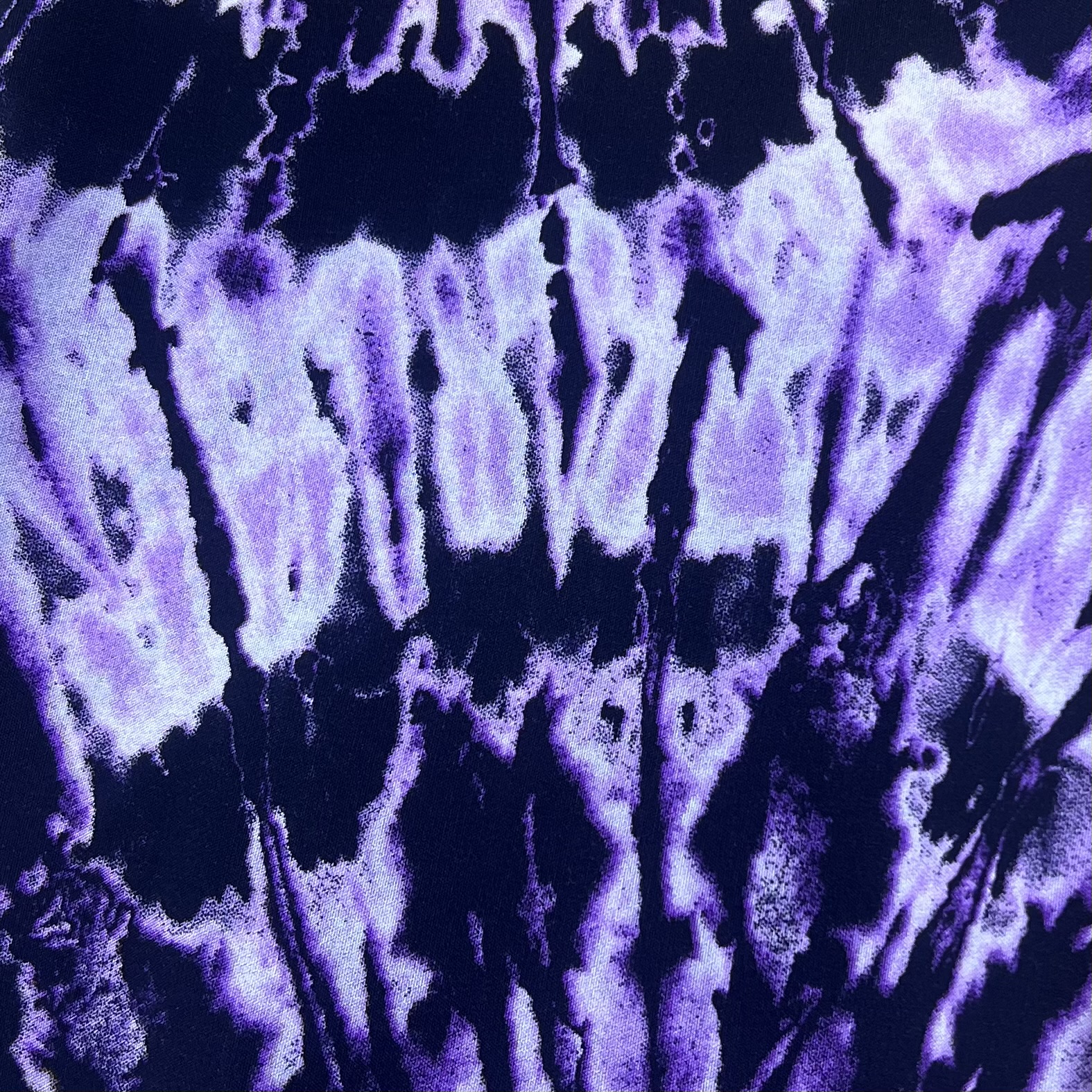 Color: Purple/Black Spiral Dye