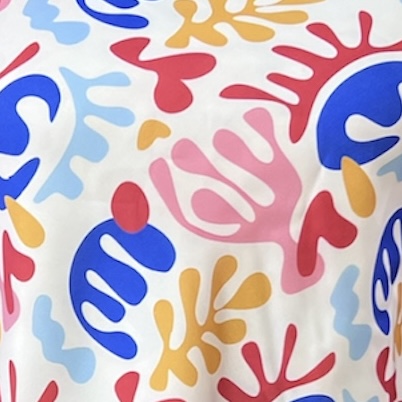 Color: Cream/Red-Blue-Pink-Orange Forms S