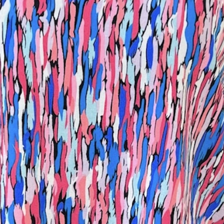 Color: Blue/Pink/White Lines Design