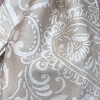 Color: Beige/White Paisley