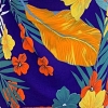 Color: Blue/Orange Tropical