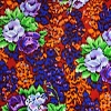 Color: Orange/Blue Flowers