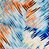Color: White/Blue-Orange Paint Design