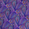 Color: Purple Dot Paisley